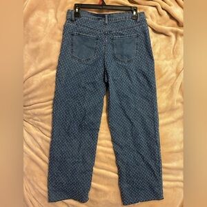 NWOT Time and Tru Denim ankle Jean with Subtle Pattern